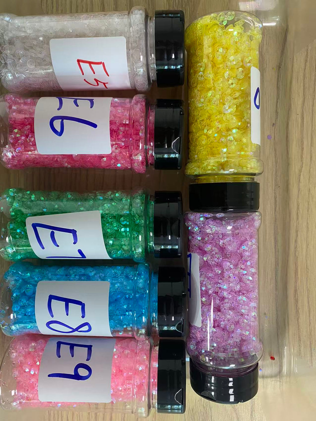 Bubbleglitter polymerclay chameleon glitter  pearl glitters