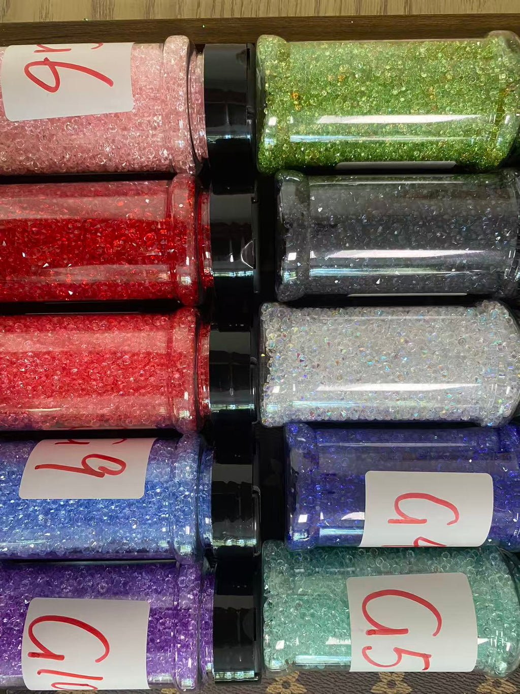 Bubbleglitter polymerclay chameleon glitter  pearl glitters